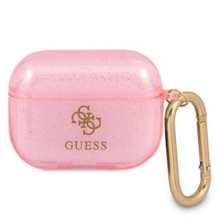 GUESS GUAPUCG4GP AirPods Pro cover pink / pink Glitter Collection