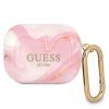 Аксессуары Моб. & Смарт. телефонам GUESS GUAPUNMP AirPods Pro cover pink / pink Marble Collection rozā 