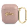 Aksesuāri Mob. & Vied. telefoniem GUESS GUA2SASMP AirPods cover pink / pink Saffiano Script Metal Collection r...» 