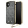 Aksesuāri Mob. & Vied. telefoniem GUESS GUHCN61GF4GGR iPhone 11 6.1"  /  Xr grey / gray hard case 4G ...» 