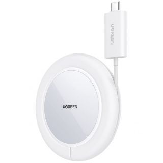 - Ugreen Ugreen CD245 40123 wireless Qi  /  MagSafe charger 15W with USB-C cable white
