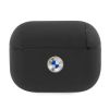 Aksesuāri Mob. & Vied. telefoniem BMW BMAPSSLBK AirPods Pro cover czarny / black Geniune Leather Silver Logo...» 