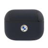 Aksesuāri Mob. & Vied. telefoniem BMW BMAPSSLNA AirPods Pro cover granatowy / navy Geniune Leather Silver Lo...» 