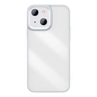 Baseus Crystal Phone Case Armor Case for iPhone 13 with Gel Frame gray  ARJT000313 pelēks