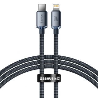 Baseus Baseus Baseus CAJY000201 Lightning - USB-C PD QC cable 20W 480Mb / s 1.2m - black melns
