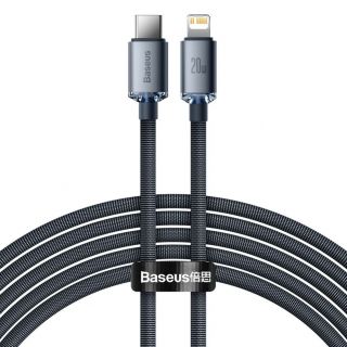Baseus Baseus Baseus CAJY000301 Lightning - USB-C PD QC cable 20W 480Mb / s 2m - black melns