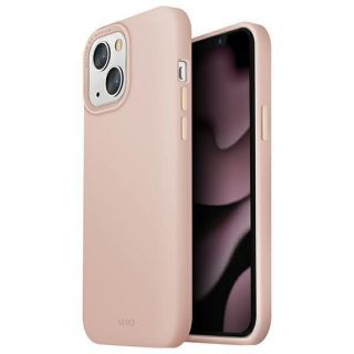 - UNIQ UNIQ etui Lino Hue iPhone 13 6,1'' różowy / blush pink MagSafe rozā