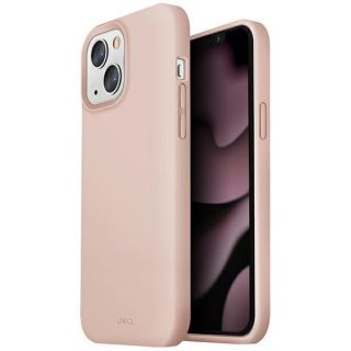 - UNIQ UNIQ etui Lino iPhone 13 6,1'' różowy / blush pink rozā