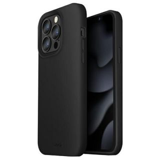 - UNIQ UNIQ etui Lino iPhone 13 Pro Max 6,7'' czarny / ink black melns