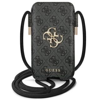 GUESS Handbag GUPHL4GMGGR 6.7'' grey / grey hardcase 4G Big Metal Logo pelēks