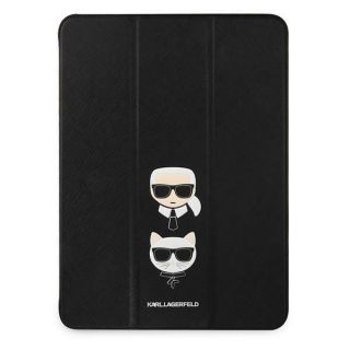 - Karl Lagerfeld Karl Lagerfeld KLFC12OKCK iPad 12.9'' Pro 2021 Book Cover czarny / black Saffiano Karl &Choupette