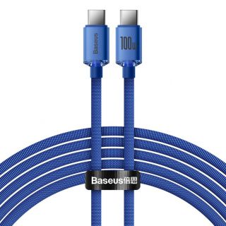 Baseus Baseus Baseus CAJY000703 USB-C - USB-C PD cable 100W 480Mb / s 2m - blue zils