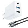 Bezvadu ierīces un gadžeti - Acefast Acefast 2in1 charger GaN 65W USB Type C  /  USB, adapter adapt...» 