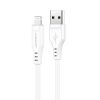 Bezvadu ierīces un gadžeti - Acefast Acefast MFI USB cable Lightning 1.2m, 2.4A white  C3-02 white ...» 