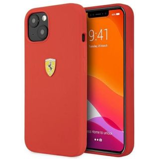 Ferrari Ferrari Ferrari FESSIHCP13SRE iPhone 13 mini 5.4" red / red hardcase Silicone sarkans