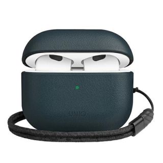 - UNIQ Uniq Terra Genuine Leather case for AirPods 3 blue