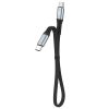 Bezvadu ierīces un gadžeti - Dudao Dudao L10C USB-C USB-C PD cable 100W 5A 0.23m black melns 