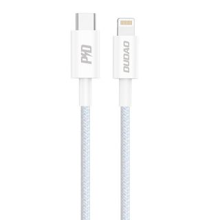 - Dudao Dudao L6E cable USB Type C Lightning PD 20W 1m white  L6E balts