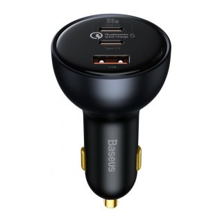 Baseus fast car charger USB  /  USB Type C 160W PPS Quick Charge 5 PD gray  TZCCZM-0G pelēks