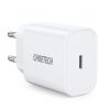 Bezvadu ierīces un gadžeti - Choetech Choetech USB wall charger Type C PD 20W white  Q5004 V4 balts 