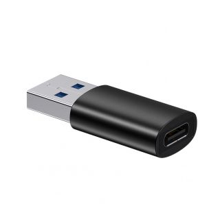Baseus Baseus Baseus Ingenuity Series Mini USB 3.1 OTG to USB Type C adapter black  ZJJQ000101 melns