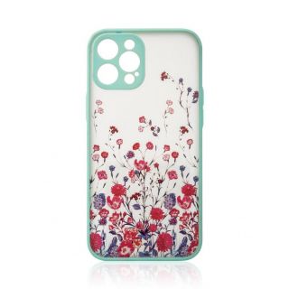 - Hurtel Design Case for iPhone 12 Pro flower case light blue zils