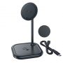 - Acefast Acefast 15W Qi Wireless Charger for iPhone  with MagSafe  and Apple AirPods Stand Holder Magnetic Holder Gray  E6 gray