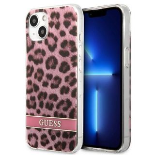 GUESS Guess Guess GUHCP13SHSLEOP iPhone 13 mini 5.4" pink / pink hardcase Leopard rozā