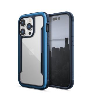 - Raptic X-Doria Raptic X-Doria Shield Case iPhone 14 Pro armored cover blue zils