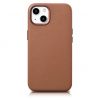 Aksesuāri Mob. & Vied. telefoniem - iCarer iCarer Case Leather Case Cover for iPhone 14 Brown  WMI14220705...» 