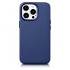 Aksesuāri Mob. & Vied. telefoniem - iCarer iCarer Case Leather Case Cover for iPhone 14 Pro Blue  WMI14220...» 