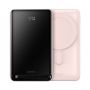 Baseus Magnetic Bracket power bank with wireless charging MagSafe 10000mAh 20W Overseas Edition pink  PPCX000204  + USB Type C cable Xiaobai Series 60W 0.5m