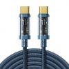 Беспроводные устройства и гаджеты - Joyroom Joyroom S-CC100A20 USB-C USB-C PD cable 100W 480Mb / s 2m blue...» Беспроводные наушники