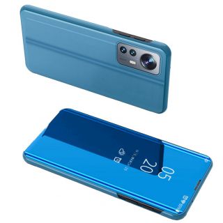 - Hurtel Clear View Case cover for Xiaomi 12 Lite blue flip cover zils