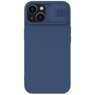 - Nillkin Nillkin CamShield Silky Silicone Case iPhone 14 case cover with camera cover blue zils