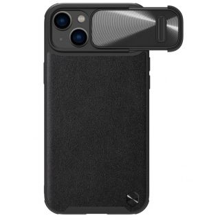 - Nillkin Nillkin CamShield Leather S Case iPhone 14 case cover with camera cover black melns