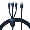 Bezvadu ierīces un gadžeti Baseus Flash Series Ⅱ 3in1 Fast Charging Cable USB-A to USB-C  /  Micro-USB...» 