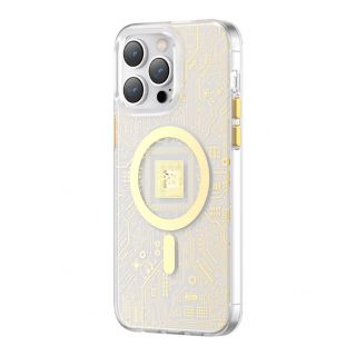 - Kingxbar Kingxbar PQY Geek Series magnetic case for iPhone 14 Plus MagSafe gold zelts