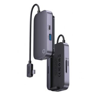 Baseus Baseus Baseus PadJoy universal 6in1 USB-C USB-C HUB for tablet  /  smartphone - dark gray