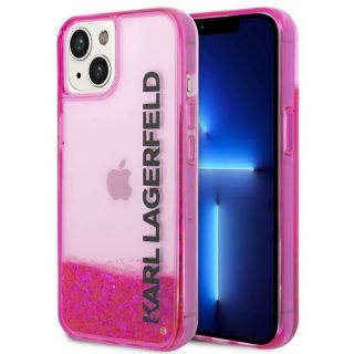 - Karl Lagerfeld Karl Lagerfeld KLHCP14MLCKVF iPhone 14 Plus 6,7'' różowy / pink hardcase Liquid Glitter Elong rozā