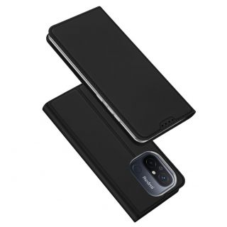 - Dux Ducis Dux Ducis Skin Pro Case For Xiaomi Redmi 11A  /  Poco C55  /  Redmi 12C Flip Cover Card Wallet Stand Black melns