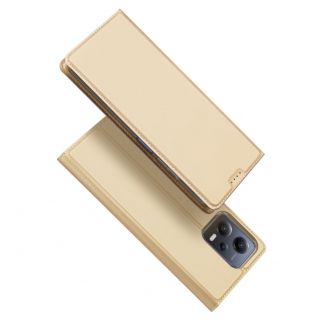 - Dux Ducis Dux Ducis Skin Pro Case for Xiaomi Redmi Note 12 Pro+ Flip Card Wallet Stand Gold zelts