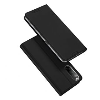 - Dux Ducis Skin Pro Case for Sony Xperia 10 V Flip Card Wallet Stand Black 