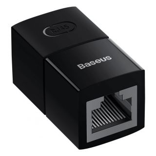 Baseus Baseus Network coupler Ethernet RJ-45 cable connector Baseus AirJoy Series 10 pcs - black melns