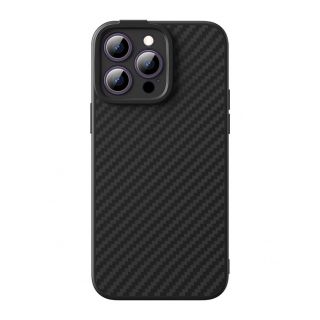 Baseus Baseus Armored case for iPhone 14 Pro Max compatible with MagSafe Baseus Synthetic Fiber tempered glass - black