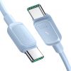 Беспроводные устройства и гаджеты - Joyroom Joyroom S-CC100A14 USB-C USB-C cable 100W 480Mb / s 1.2m blue ...» 