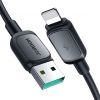 Bezvadu ierīces un gadžeti - Joyroom Lightning USB 2.4A cable 1.2m Joyroom S-AL012A14 black melns 