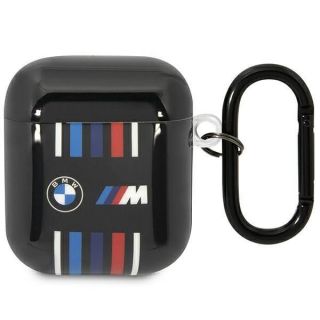 BMW BMA222SWTK AirPods 1 / 2 cover black / black Multiple Colored Lines melns
