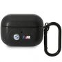 BMW BMAP22PVTK AirPods Pro cover black / black Leather Curved Line