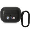 Аксессуары Моб. & Смарт. телефонам BMW BMAP22PVTK AirPods Pro cover black / black Leather Curved Line melns 